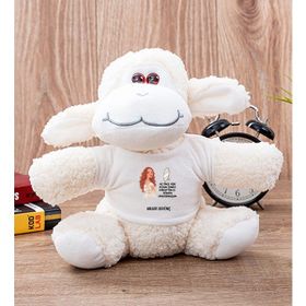 Hediye Dükkanı Kişiye Özel Az Önce Aşık Oldum Tasarım Esprili Peluş Koyun