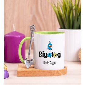 Hediye Dükkanı Kişiye Özel Biyolog Beyaz Kupa Bardak