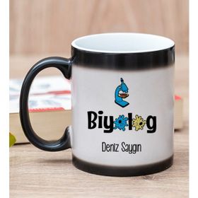 Hediye Dükkanı Kişiye Özel Biyolog Sihirli Kupa Bardak