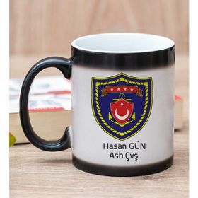 Hediye Dükkanı Kişiye Özel Deniz Kuvvetleri Sihirli Kupa Bardak