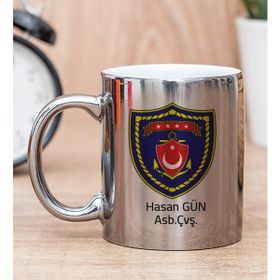 Hediye Dükkanı Kişiye Özel Deniz Kuvvetleri Silver Kupa Bardak
