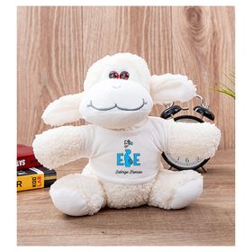 Hediye Dükkanı Kişiye Özel Ebe Peluş Koyun