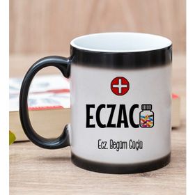 Hediye Dükkanı Kişiye Özel Eczacı Sihirli Kupa Bardak