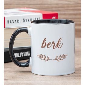Hediye Dükkanı Kişiye Özel Erkeklere Hediye Siyah Kupa Bardak
