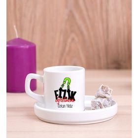 Hediye Dükkanı Kişiye Özel Fizik Öğretmeni Concept Türk Kahvesi Fincanı