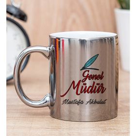 Hediye Dükkanı Kişiye Özel Genel Müdür Silver Kupa Bardak