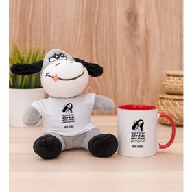 Hediye Dükkanı Kişiye Özel Herkes Delirdi Tasarım Esprili Peluş Eşek