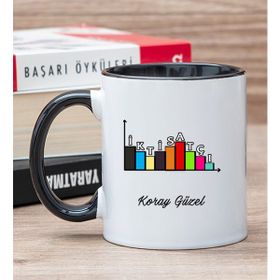 Hediye Dükkanı Kişiye Özel İktisatçı Siyah Kupa Bardak