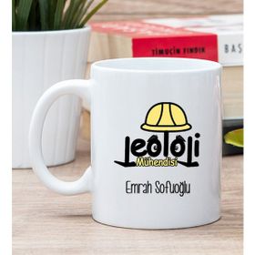 Hediye Dükkanı Kişiye Özel Jeoloji Mühendisi Beyaz Kupa Bardak