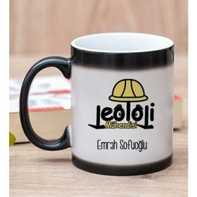 Hediye Dükkanı Kişiye Özel Jeoloji Mühendisi Sihirli Kupa Bardak