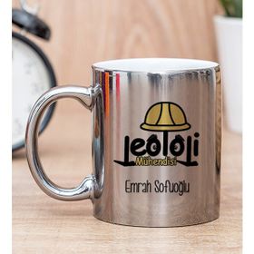 Hediye Dükkanı Kişiye Özel Jeoloji Mühendisi Silver Kupa Bardak