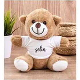 Hediye Dükkanı Kişiye Özel Kişiye Özel İsim Yazılı Peluş Ayı