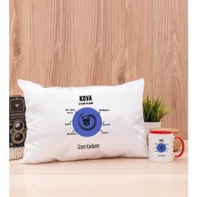 Hediye Dükkanı Kişiye Özel Kova Burcuna Hediye Kırmızı Kupa Bardak