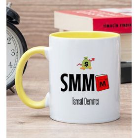 Hediye Dükkanı Kişiye Özel Mali Müşavir Sarı Kupa Bardak