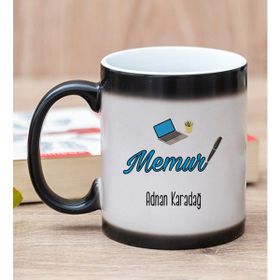 Hediye Dükkanı Kişiye Özel Memur Sihirli Kupa Bardak
