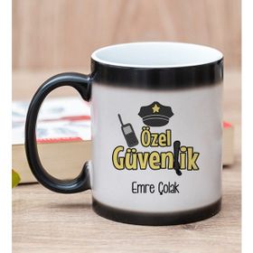 Hediye Dükkanı Kişiye Özel Özel Güvenlik Baskılı Sihirli Kupa Bardak