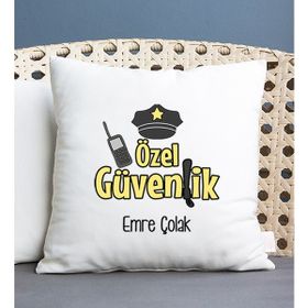 Hediye Dükkanı Kişiye Özel Özel Güvenlik Kare Yastık