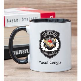 Hediye Dükkanı Kişiye Özel Özel Harekat Polisi Siyah Kupa