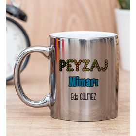 Hediye Dükkanı Kişiye Özel Peyzaj Mimarı Silver Kupa Bardak