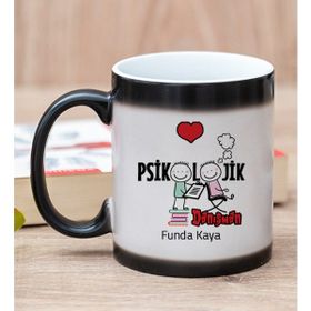 Hediye Dükkanı Kişiye Özel Psikolojik Danışman Sihirli Kupa Bardak