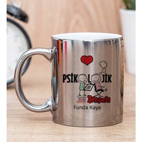 Hediye Dükkanı Kişiye Özel Psikolojik Danışman Silver Kupa Bardak