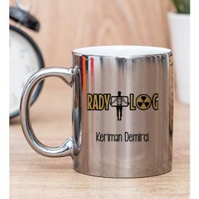 Hediye Dükkanı Kişiye Özel Radyolog Silver Kupa Bardak