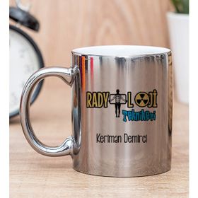 Hediye Dükkanı Kişiye Özel Radyoloji Teknikeri Silver Kupa Bardak