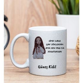 Hediye Dükkanı Kişiye Özel Sen Onu Da Soğutursun Esprili Silver Kupa Bardak