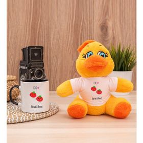 Hediye Dükkanı Kişiye Özel Sevimli Domatesler Peluş Civciv