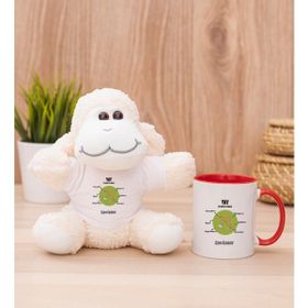 Hediye Dükkanı Kişiye Özel Yay Burcuna Hediye Peluş Koyun