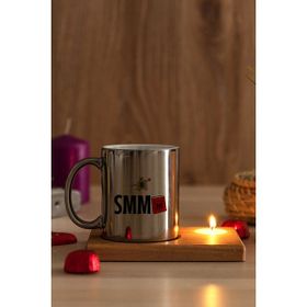 Hediye Dükkanı Mali Müşavir Ahşap Altlıklı Mumlu Silver Kupa Bardak