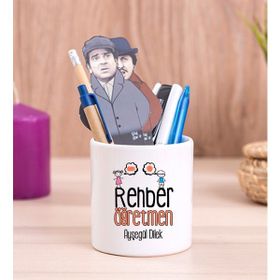 Hediye Dükkanı Rehber Öğretmen Seramik Kalemlik