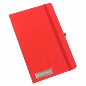 Hediye Rengi 38399 Kişiye Özel Lastikli Kırmızı Defter