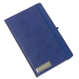 Hediye Rengi 51587 Kişiye Özel Lastikli Mavi​ Defter