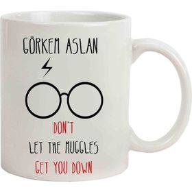 Hediye Rengi İsme Özel Harry Potter Temalı Kupa Bardak