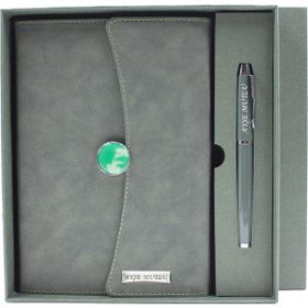 Hediye Rengi İsme Özel Premium Defter ve Kalem Seti
