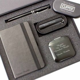 Hediye Rengi İsme Özel Premium Defter ve Kalem Seti