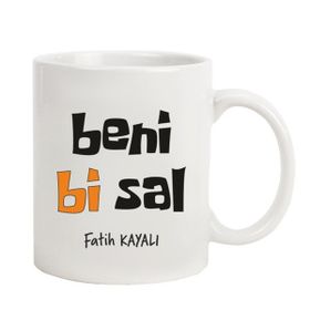 Hediye Rengi İsme Özel Tasarımlı Beni Bi Sal Kupa Bardak