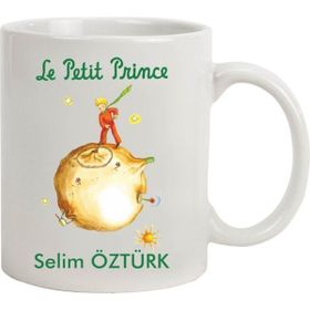 Hediye Rengi İsme Özel Tasarımlı Küçük Prens Kupa Bardak
