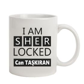 Hediye Rengi İsme Özel Tasarımlı Sherlock Kupa Bardak