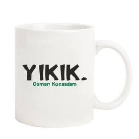 Hediye Rengi İsme Özel Tasarımlı Yıkık Kupa Bardak