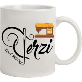 Hediye Rengi İsme Özel Terzi Temalı Kupa Bardak