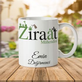 Hediye Rengi Ziraat Mühendisi Kupa Bardak
