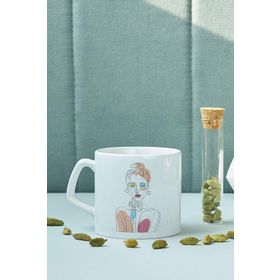 Hediye Sepeti Boho Style Kaktus Tasarımlı Porselen Kupa