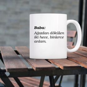 Hediye Vakti Babaya Özel Kupa Bardak
