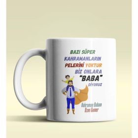 Hediye Zengini Kişiye Özel Bazı Kahramanların Pelerini Yoktur 2 Beyaz Kupa Bardak