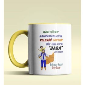 Hediye Zengini Kişiye Özel Bazı Kahramanların Pelerini Yoktur 2 Sarı Kupa