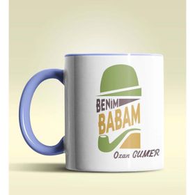 Hediye Zengini Kişiye Özel Benim Babam Tasarımlı Beyaz Kupa Bardak