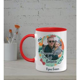Hediye Zengini Kişiye Özel Fotoğraflı 2 Tasarımlı Beyaz Kupa