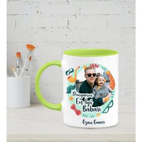 Hediye Zengini Kişiye Özel Fotoğraflı 2 Tasarımlı Beyaz Kupa